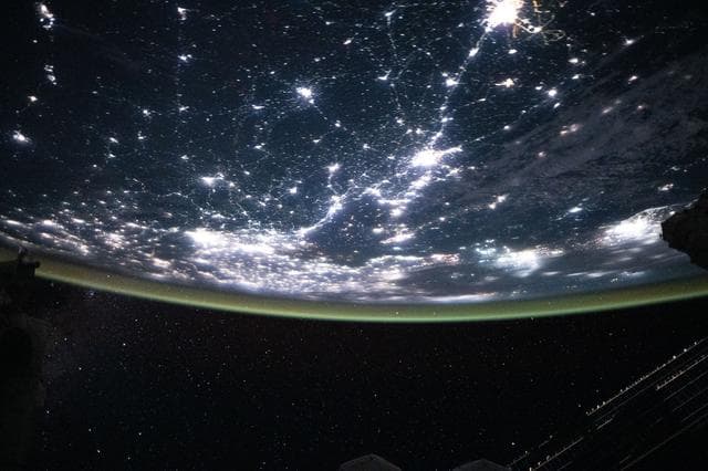 NASA image: The densely urbanized region surrounding the Bohai Sea on China's east