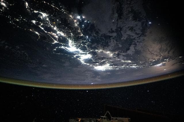 NASA image: City lights from Tokyo to Osaka and Hiroshima