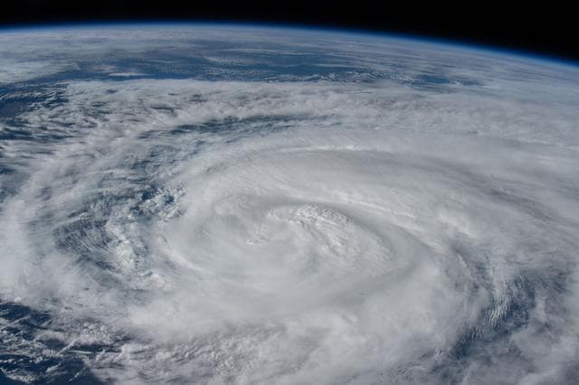 NASA image: Severe Tropical Storm Nakri is pictured in the Pacific Ocean