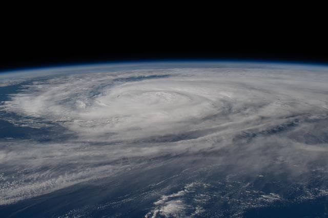 NASA image: Severe Tropical Storm Nakri is pictured in the Pacific Ocean