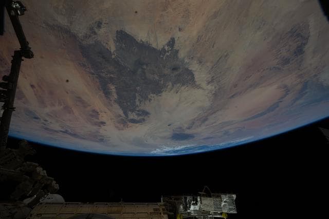 NASA image: The Tibesti Mountains in the Sahara