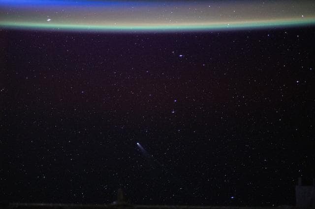 NASA image: Comet Lemmon is visible approximately 55.4 million miles from Earth