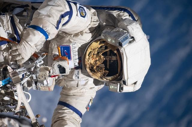 NASA image: Roscosmos cosmonaut Alexey Zubritsky during a spacewalk