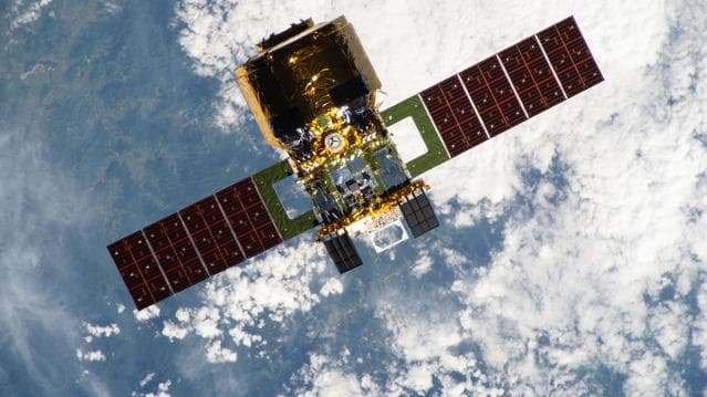 NASA image: The HTV-X1 cargo spacecraft from JAXA approaches the International Space Station