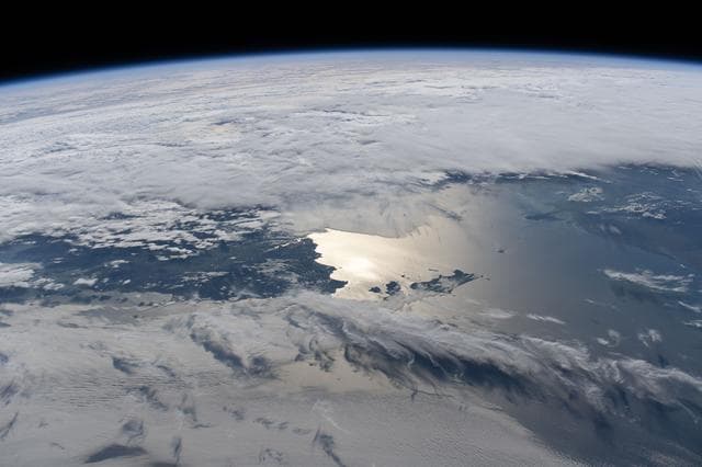 NASA image: Clouds surround Australia's island state of Tasmania