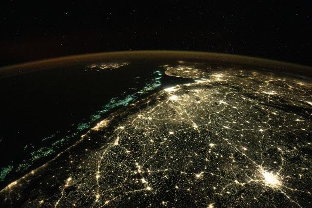 NASA image: Fishing boats illuminate the Arabian Sea along India’s west coast