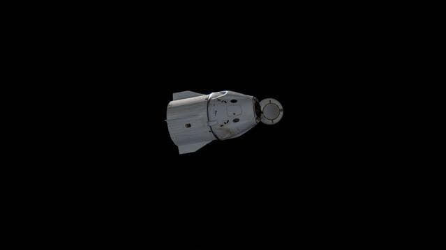 NASA image: The SpaceX Dragon  departs the International Space Station