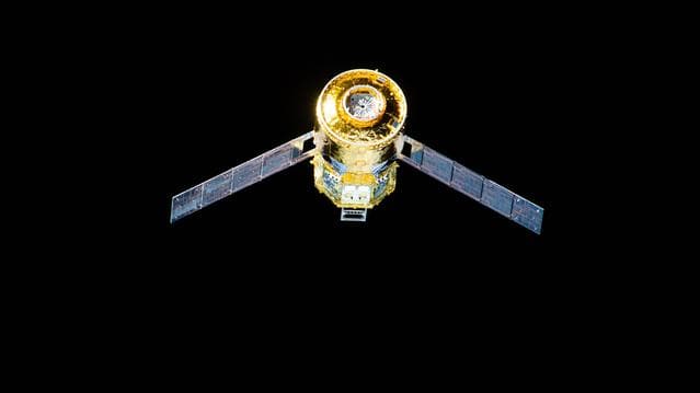 NASA image: The HTV‑X1 cargo spacecraft from JAXA departs the International Space Station