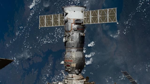 NASA image: The Progress 94 cargo spacecraft from Roscosmos