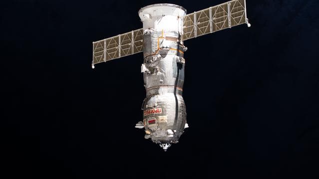 NASA image: The Progress 94 cargo spacecraft from Roscosmos