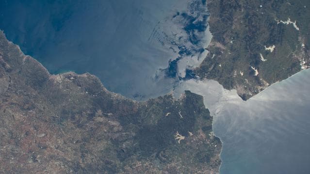 NASA image: The Strait of Gibraltar separates Europe from Africa 