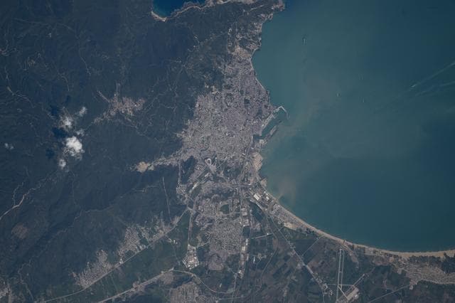 NASA image: Annaba, Algeria, located on the coast of the Mediterranean Sea