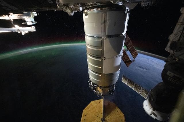 NASA image: Northrop Grumman's Cygnus XL cargo spacecraft berthed to the Unity module