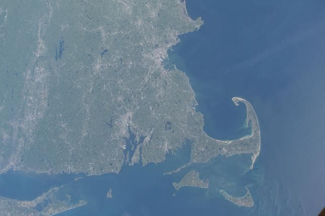 NASA image: Massachusetts’ Cape Cod peninsula and the southern New England coastline