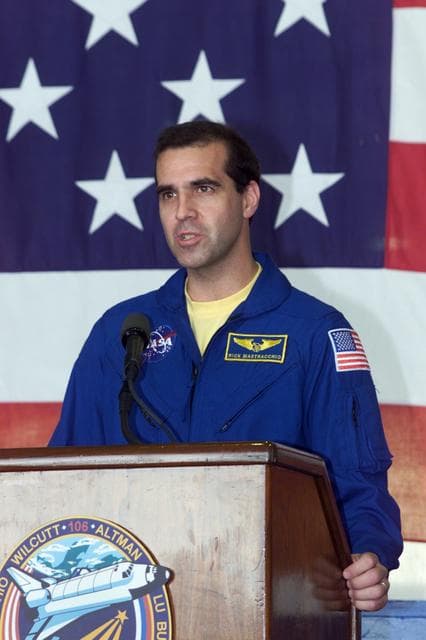 NASA image: STS-106 crew return to Ellington Field