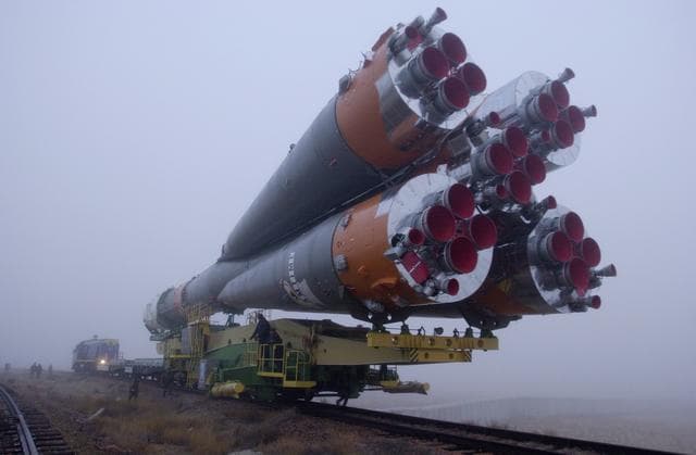 NASA image: Various views of the Expedition One mission preparation