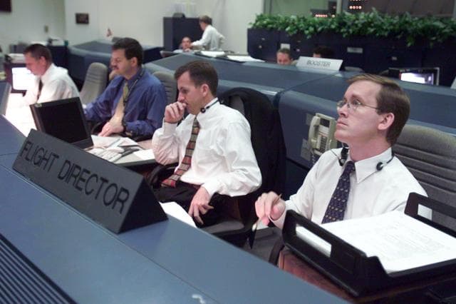 NASA image: STS-100 MCC Launch Activities