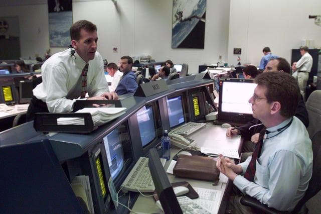 NASA image: STS-100 MCC Launch Activities