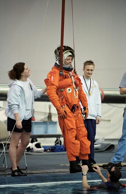 NASA image: STS-112 Water Survival Training, SCTF, NBL