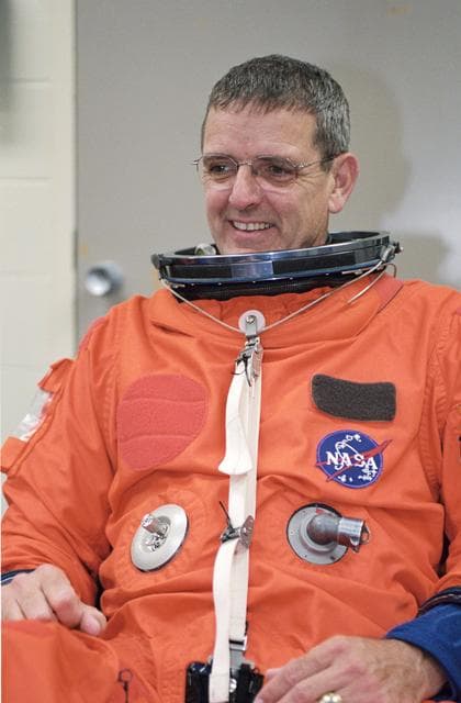 NASA image: Preflight Coverage of the STS-112 and  Expedition 8 Crew during Egress Training