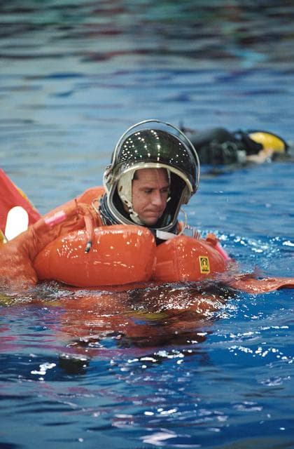 Water Survival Training at NBL - William Oefelein.