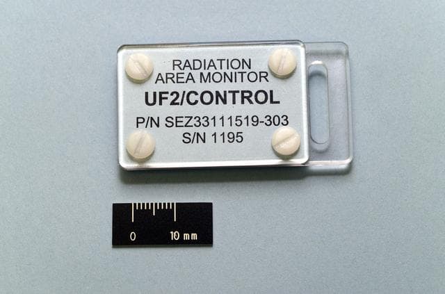 NASA image: CHeCS Passive Dosimetry System (PDS) - Control Dosimeter, RAM - Label side - Front