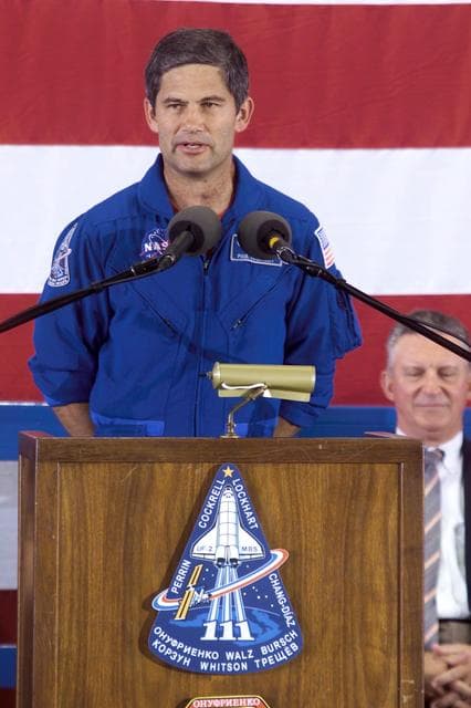 NASA image: STS-111 Crew Return - Photographic Support for Media Services