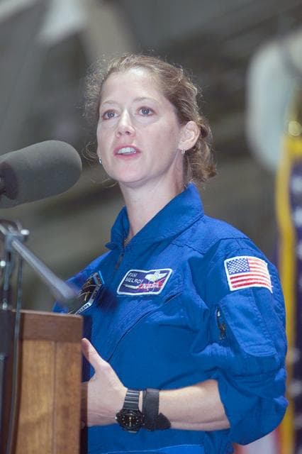 NASA image: STS-112 Crew Return, Ellington Field.