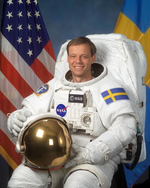 NASA image: Official portrait of Astronaut Christer Fuglesang.