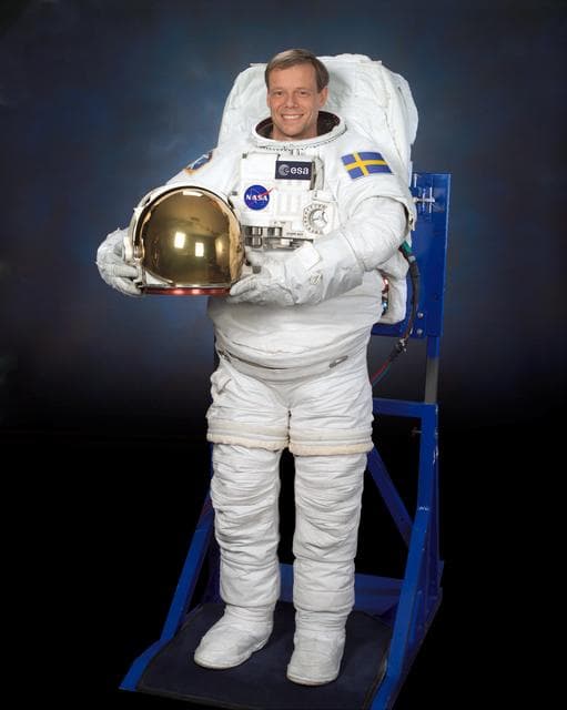 NASA image: Official portrait of Astronaut Christer Fuglesang.
