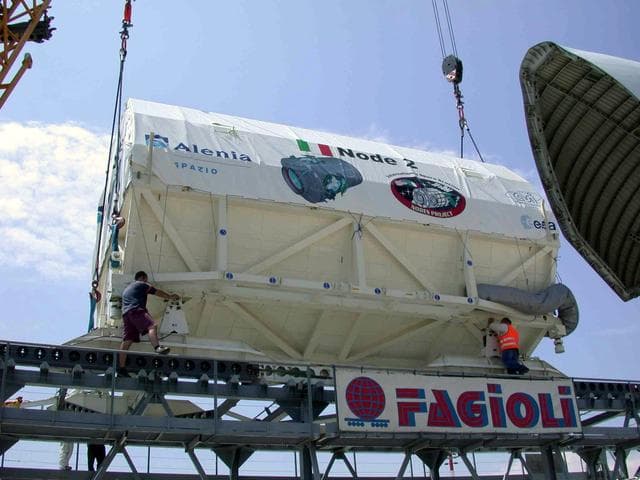 NASA image: Node 2 at Alenia Spazio