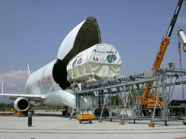 NASA image: Node 2 at Alenia Spazio
