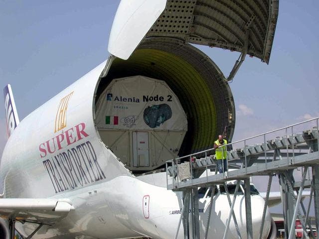 NASA image: Node 2 at Alenia Spazio
