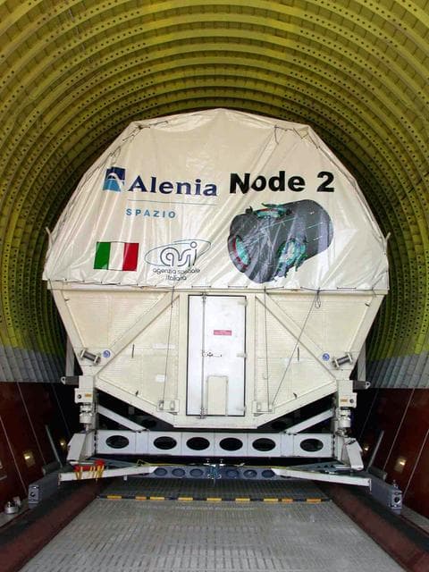 NASA image: Node 2 at Alenia Spazio