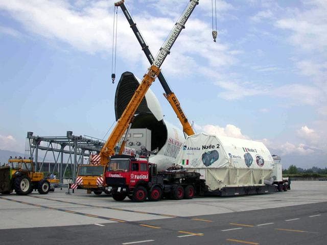 NASA image: Node 2 at Alenia Spazio