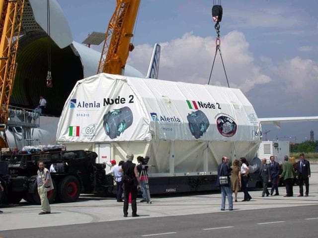 NASA image: Node 2 at Alenia Spazio