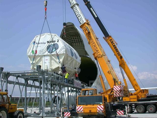 NASA image: Node 2 at Alenia Spazio