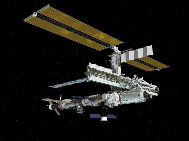 NASA image: Current Configurations of ISS for use on HSF web