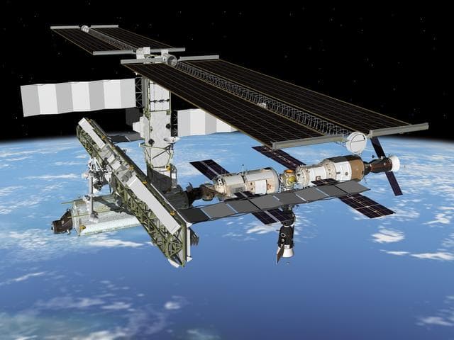NASA image: Current Configurations of ISS for use on HSF web