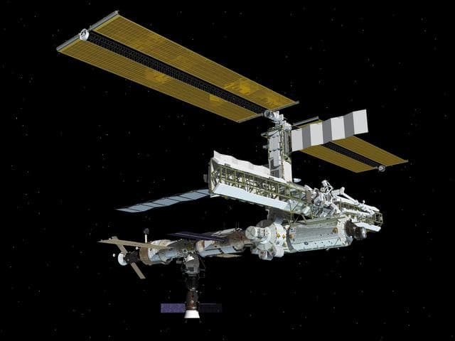 NASA image: Current Configurations of ISS for use on HSF web
