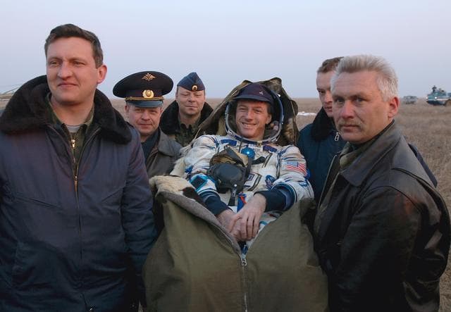NASA image: Expedition 8 Returns Home