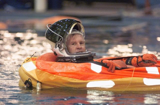 NASA image: STS-114 Water Survival Training at the NBL