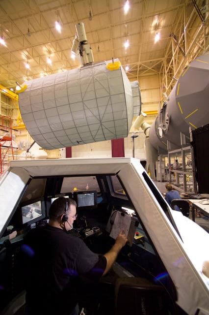 NASA image: ISS Cupola training