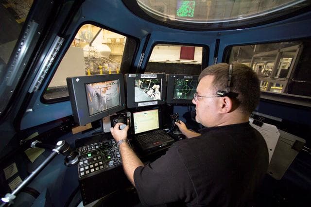 NASA image: ISS Cupola training