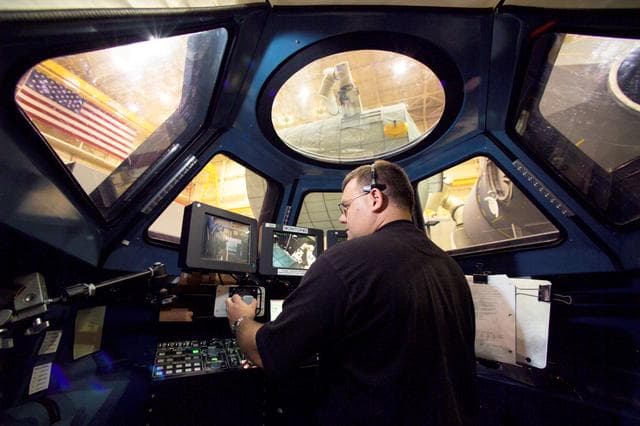 NASA image: ISS Cupola training