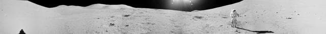NASA image: Panorama view of Apollo 17 Lunar surface photos