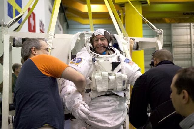 NASA image: STS 114 Water Survival Training