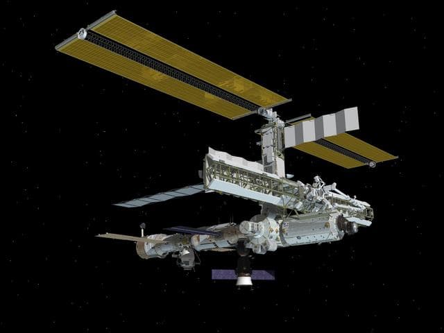 NASA image: Current Configurations of ISS for use on HSF web