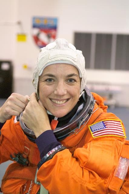NASA image: STS-115 Preflight Training, water survival training at the NBL.