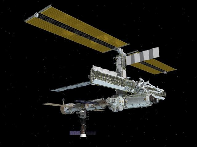 NASA image: Current Configurations of ISS for use on HSF web
